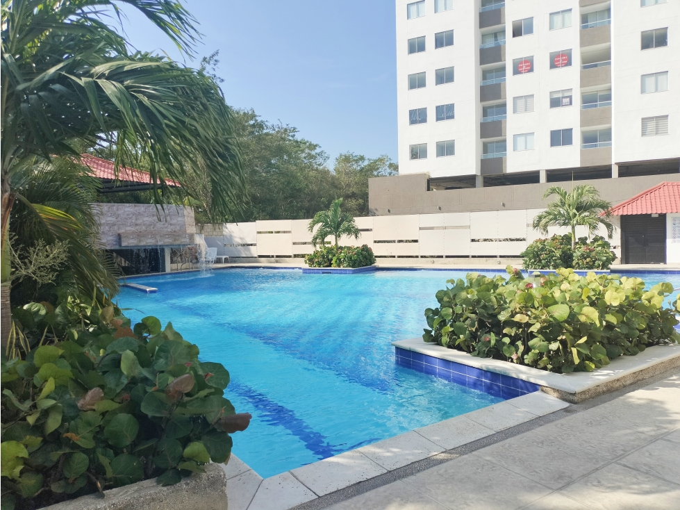 SE VENDE O ARRIENDA APARTAESTUDIO EN CONJUNTO CERRADO, SANTA MARTA