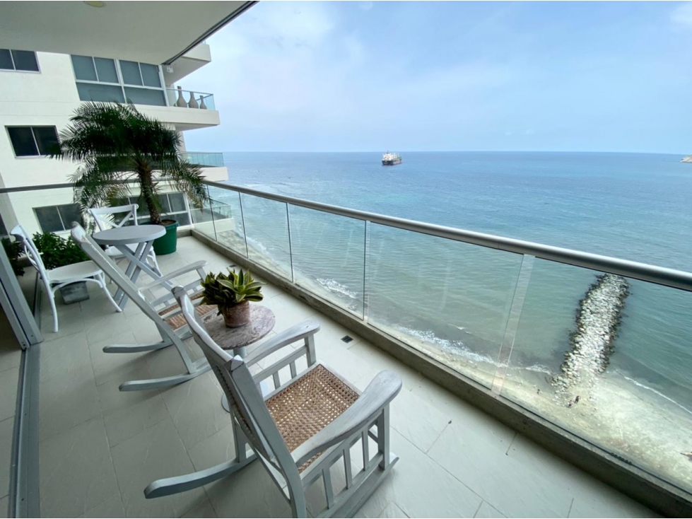 SE VENDE APARTAMENTO EN PRIMERA LINEA DE PLAYA, SANTA MARTA — foto 2
