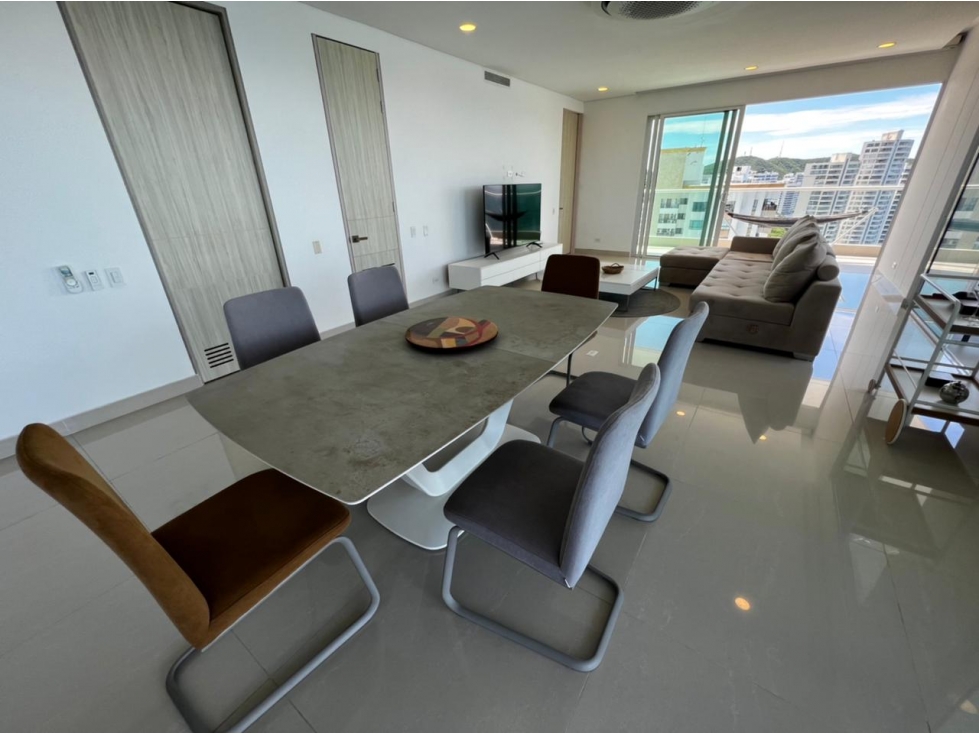 SE VENDE LUJOSO APARTAMENTO CON SALIDA AL MAR EN EL RODADERO SUR — foto 4
