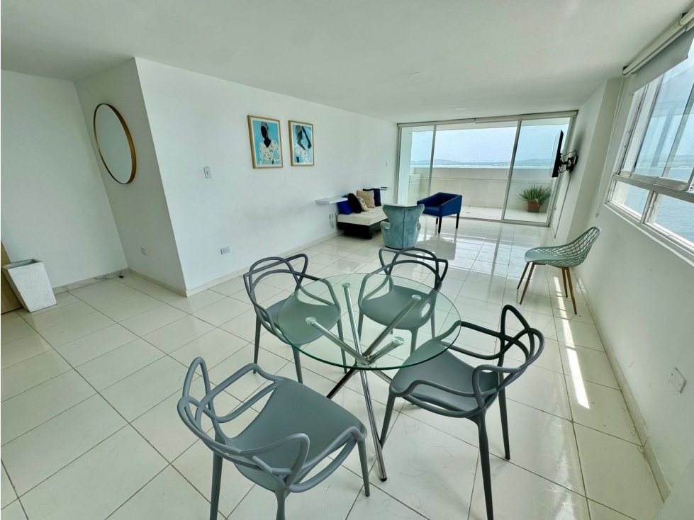 SE VENDE APARTAMENTO DE 3 ALCOBAS CON VISTA FRONTAL AL MAR — foto 4