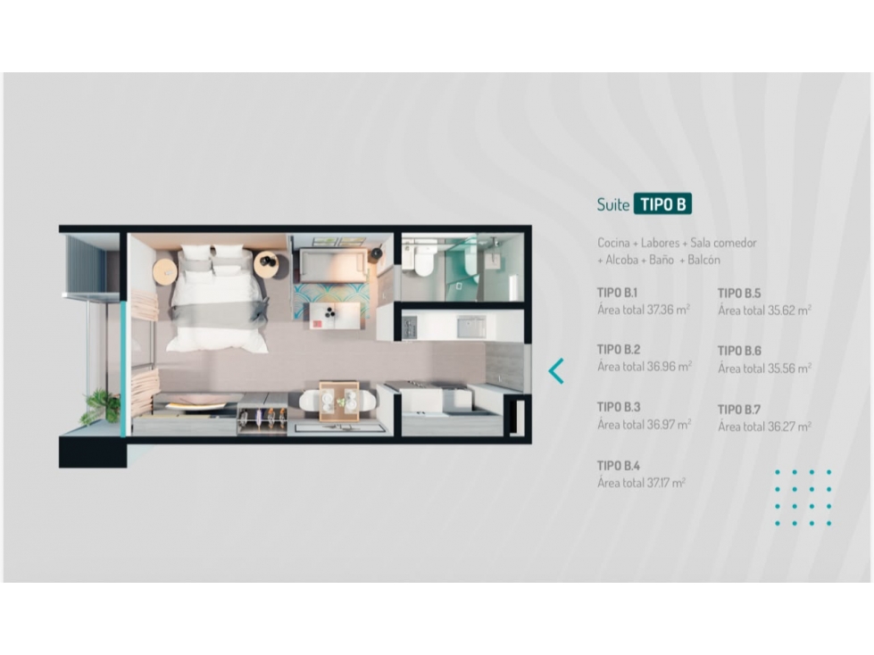 SE VENDE APARTAMENTO TIPO LOFT PARA USO TURÍSTICO, PLAYA SALGUERO