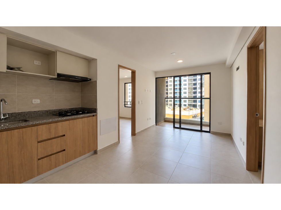SE ARRIENDA APARTAMENTO DE DOS ALCOBAS PARA ESTRENAR