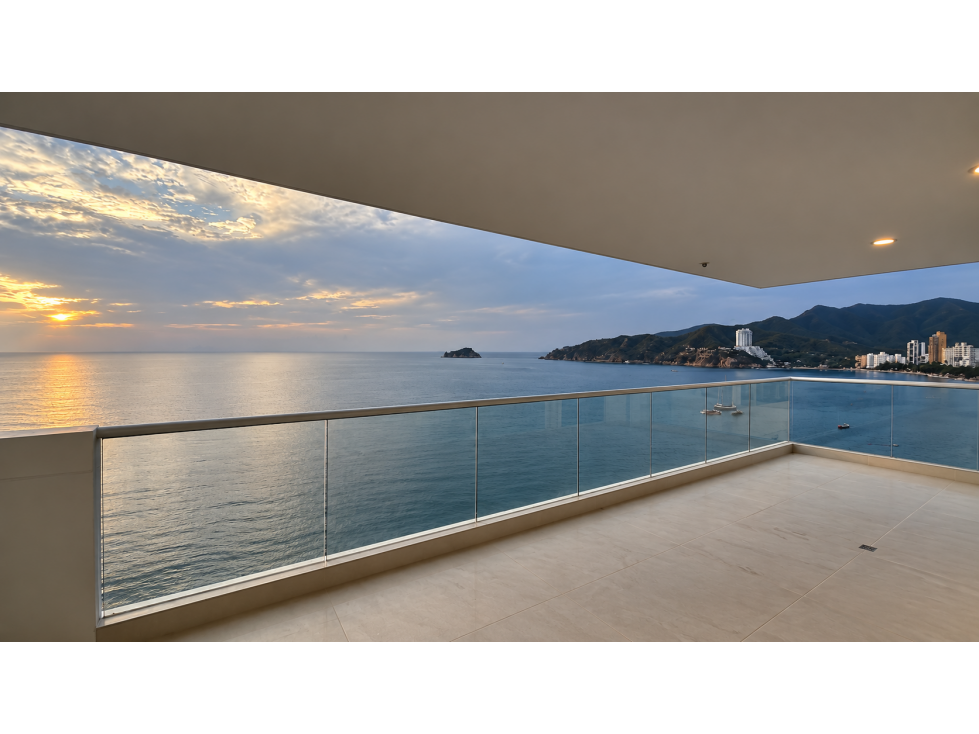 SE ARRIENDA APARTAMENTO EN PRIMERA LINEA DE PLAYA, RODADERO SUR — foto 5