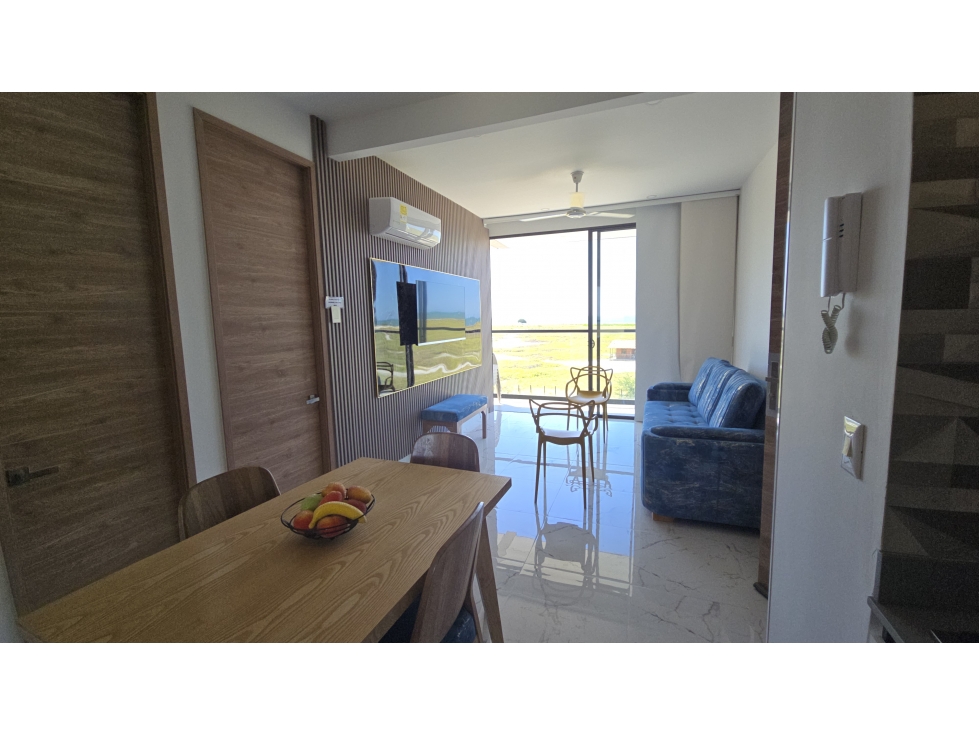SE VENDE APARTAMENTO AMOBLADO FRENTE AL MAR, SANTA MARTA — foto 2