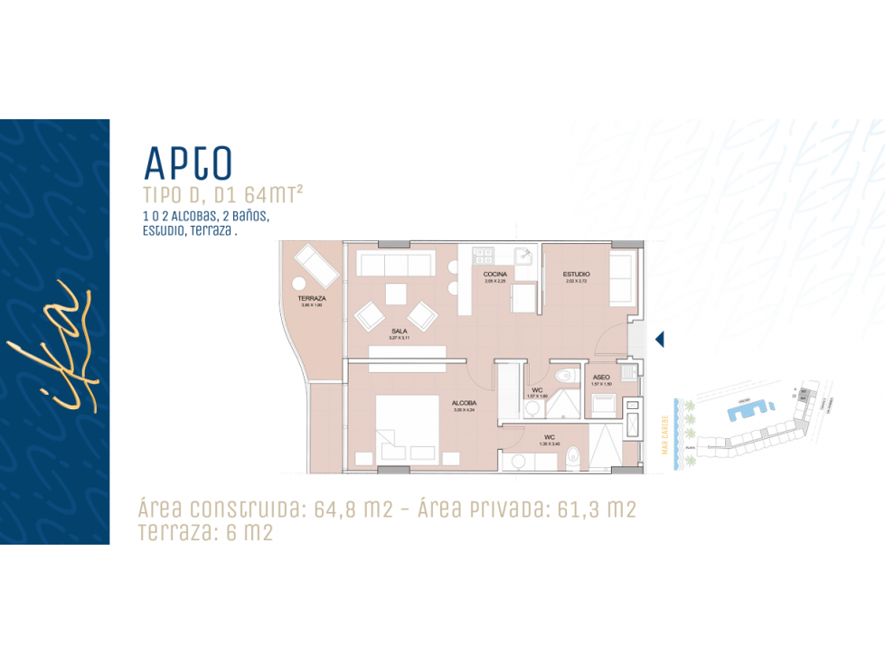 CESIÓN DE DERECHOS DE APARTAMENTO EN PRIMERA LÍNEA DE PLAYA — foto 4