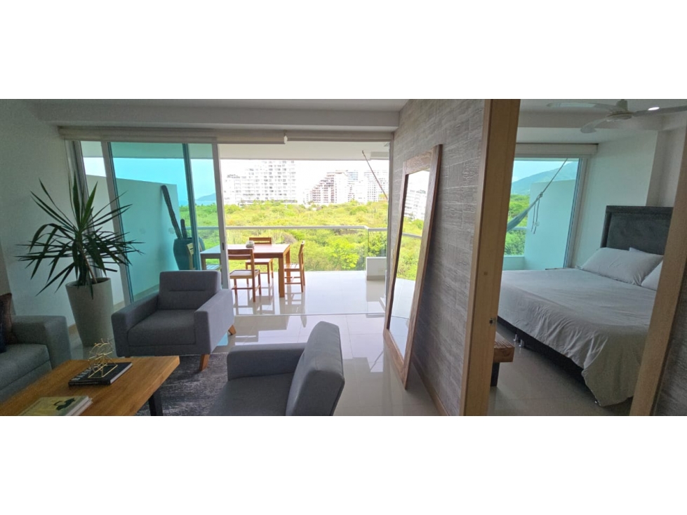 SE VENDE APARTAMENTO DE UNA ALCOBA EN PLAYA DORMIDA, SANTA MARTA — foto 6