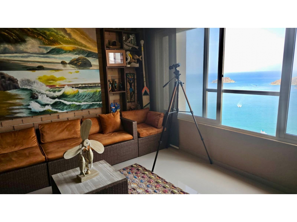 SE VENDE APARTAMENTO DÚPLEX CON VISTA AL MAR, RODADERO SUR — foto 4