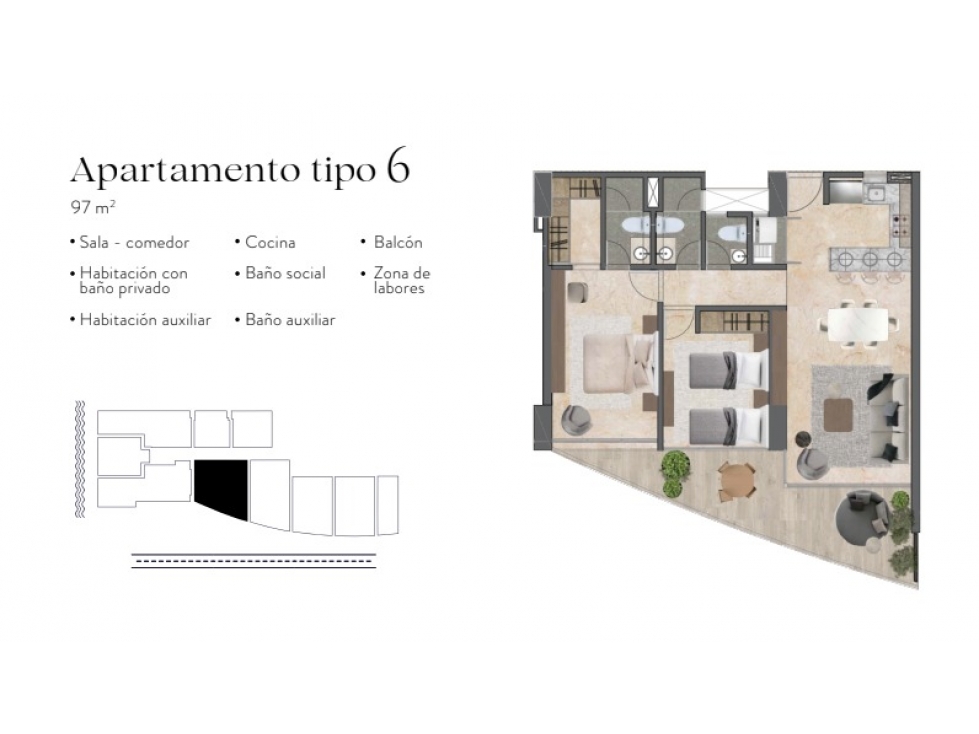 APARTAMENTO EN CESIÓN DE DERECHOS FRENTE AL MAR, PLAYA SALGUERO
