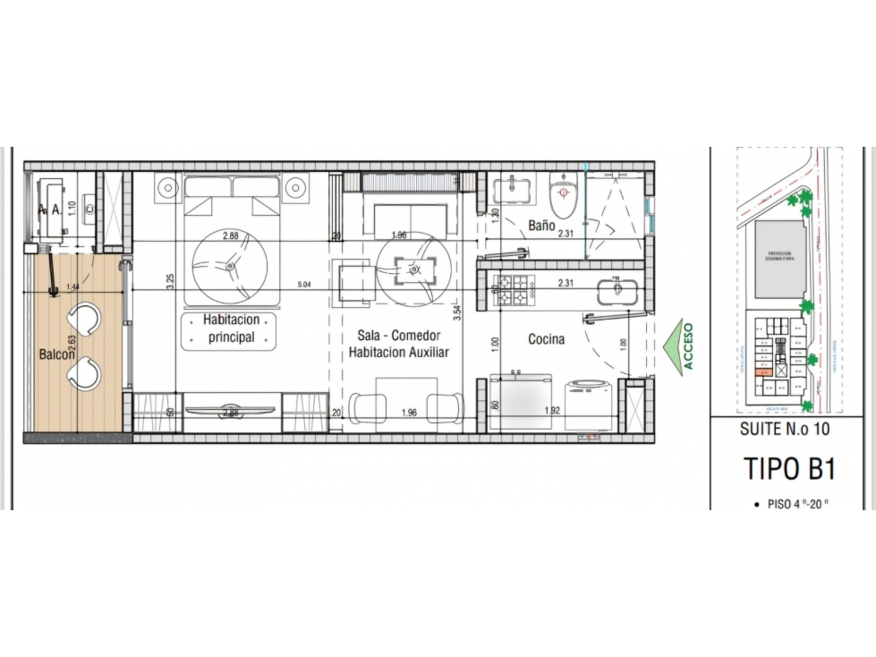 SE VENDE APARTAMENTO TIPO LOFT CON VISTA AL MAR, SECTOR PLAYA SALGUERO — foto 2