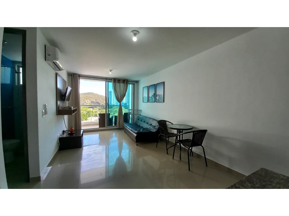 SE ARRIENDA APARTAMENTO DE DOS ALCOBAS CON VISTA LATERAL AL MAR — foto 2