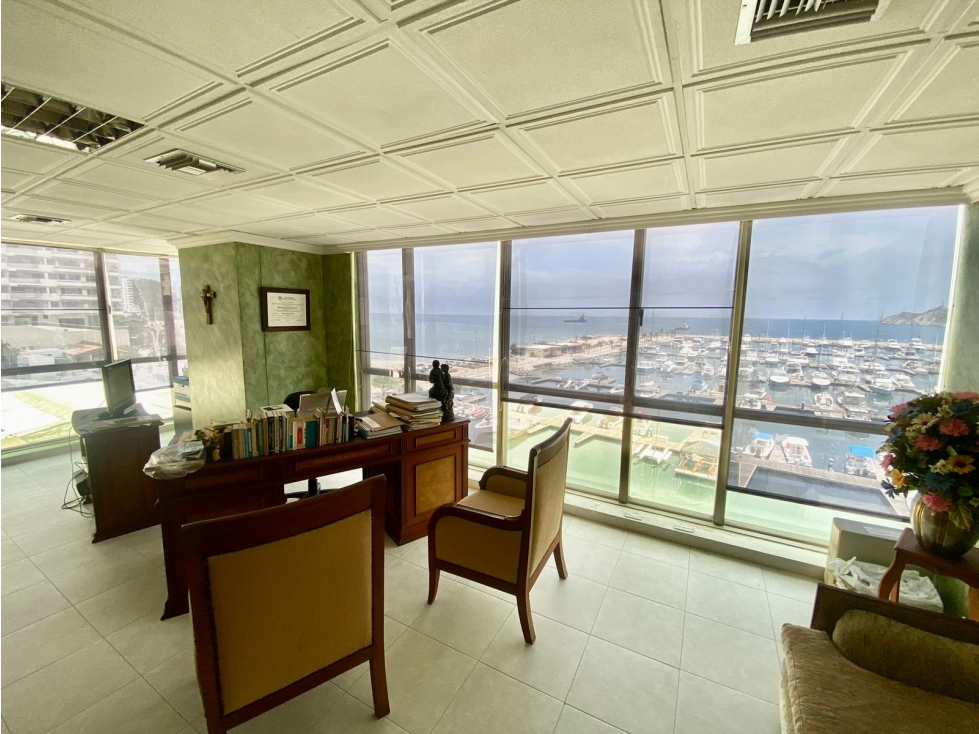 SE VENDE OFICINA CON VISTA AL MORRO Y PUERTO DE SANTA MARTA - 1
