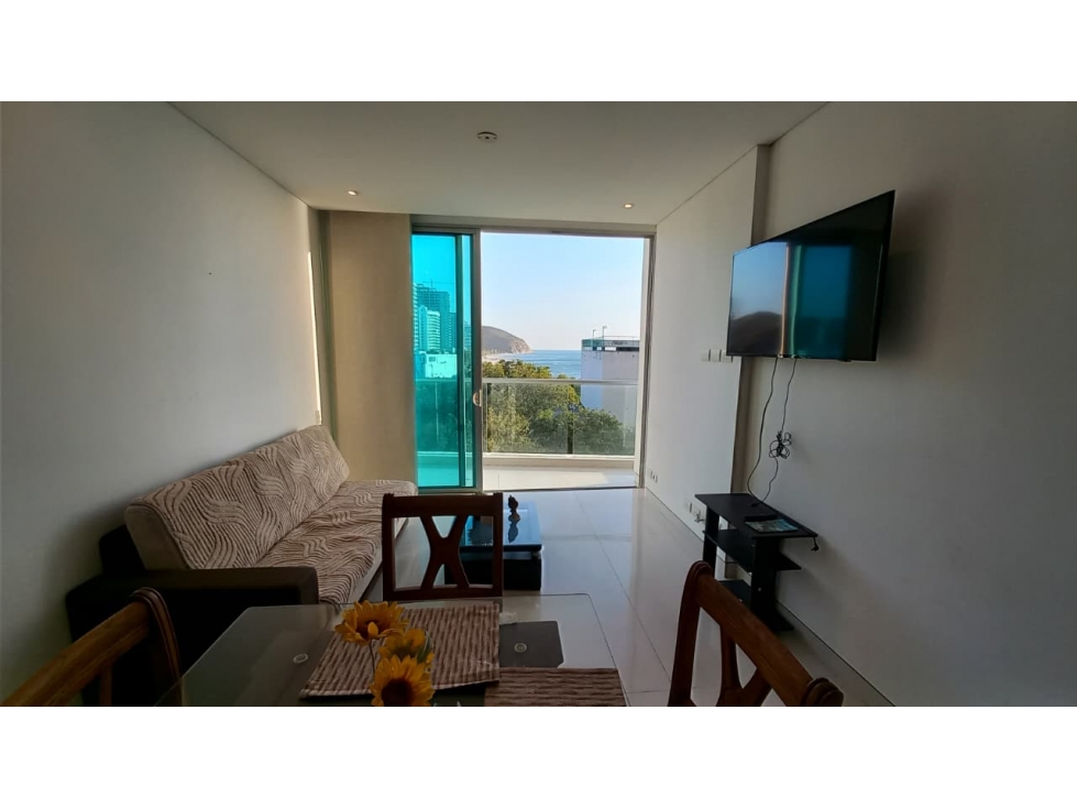 SE VENDE APARTAMENTO DE DOS ALCOBAS CON VISTA LATERAL AL MAR — foto 5