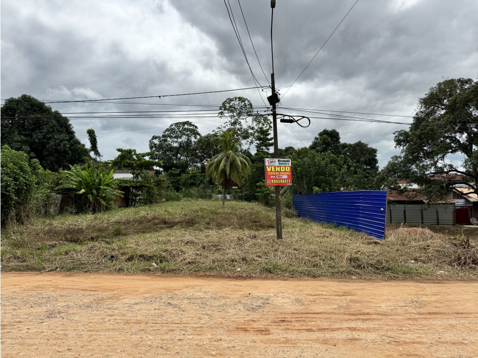 VENDO HERMOSO TERRENO DE 1,000 m2 EN YARINACOCHA - 1