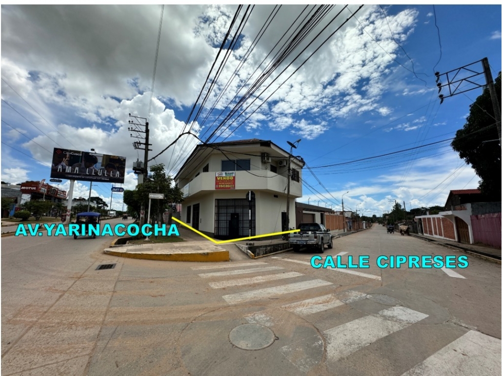 00596 - REMATO LOCAL COMERCIAL + VIVIENDA EN YARINACOCHA - EN ESQUINA - 1
