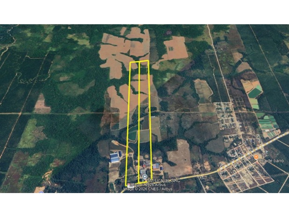 VENTA TERRENO RURAL EN C.F.B KM 50 - AREA 53HA 7,429 - CAMPO VERDE - 2