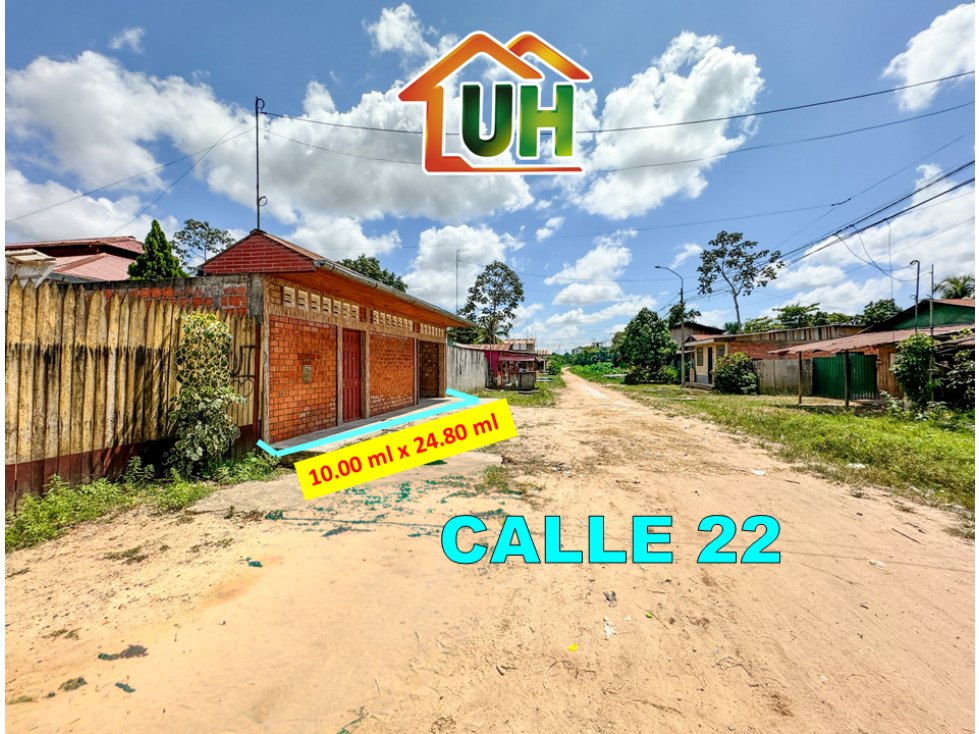 00729 - VENTA CASA EN PUCALLPA - MAT. SEMINOBLE - A.T 248 M2 - 2