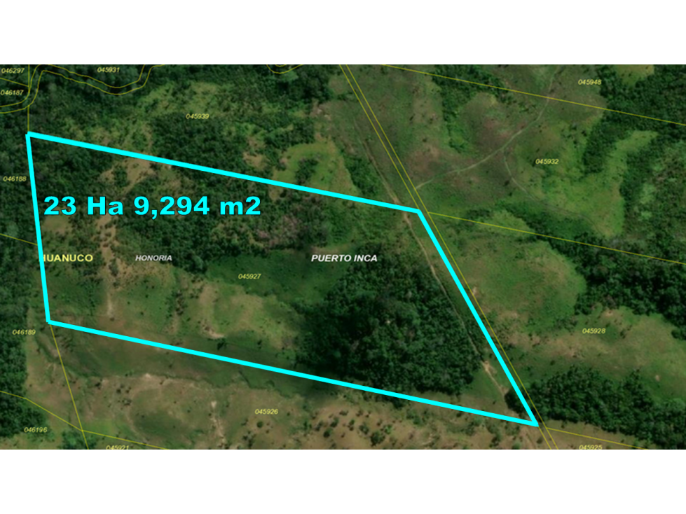 00537 - REMATO TERRENO RURAL EN HONORIA - 54 HA 2, 496 M2 - 3