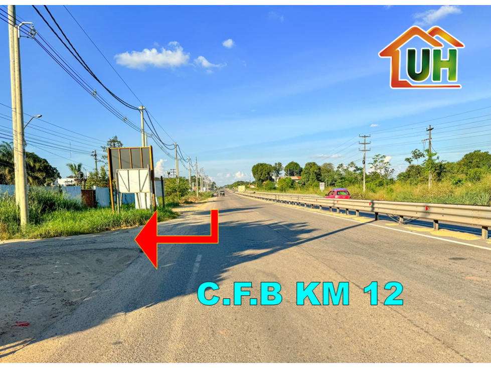 00717-VENDO AMPLIO TERRENO A 03 CUADRAS DE LA C.F.B KM 12 - AT 795 M2 - 4