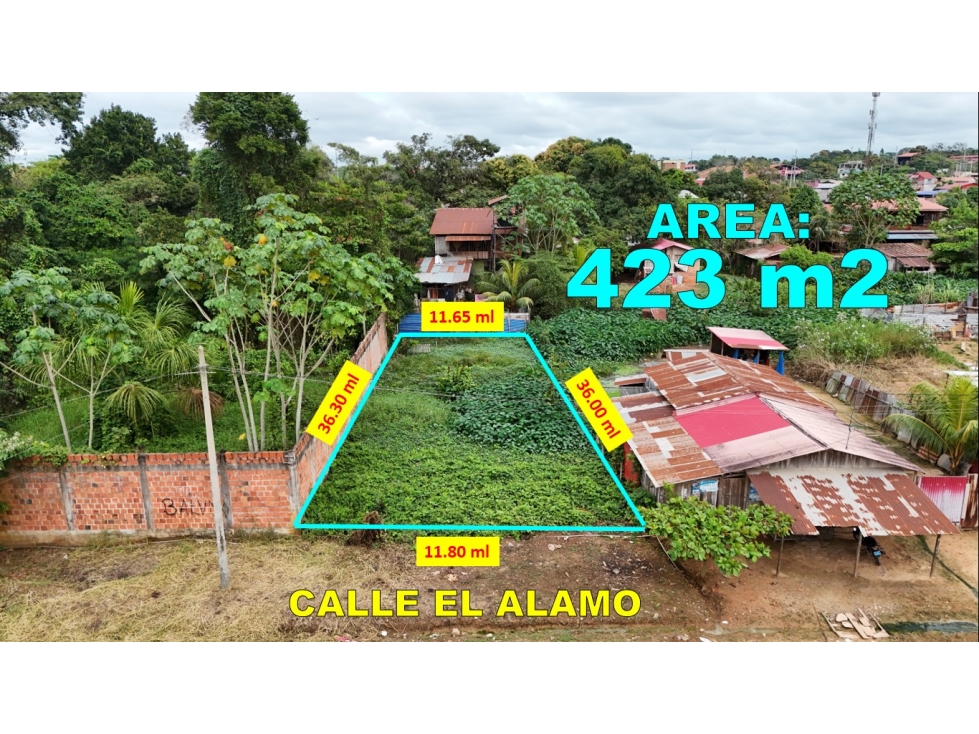 00726 - VENDO TERRENO YARINACOCHA - A.T 423 M2. - 1