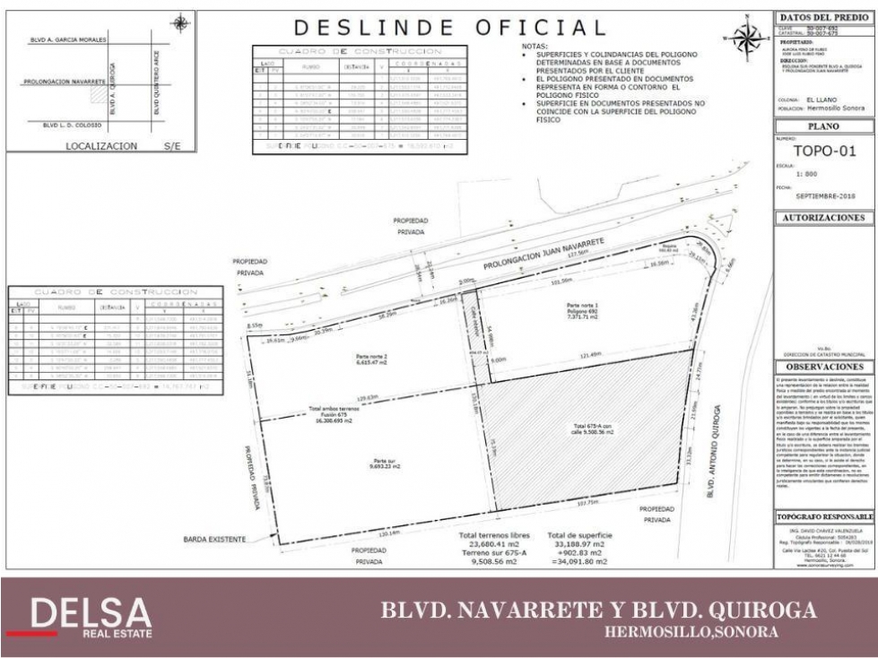 TERRENO EN VENTA | REAL DE QUIROGA - PARTE NORTE 1