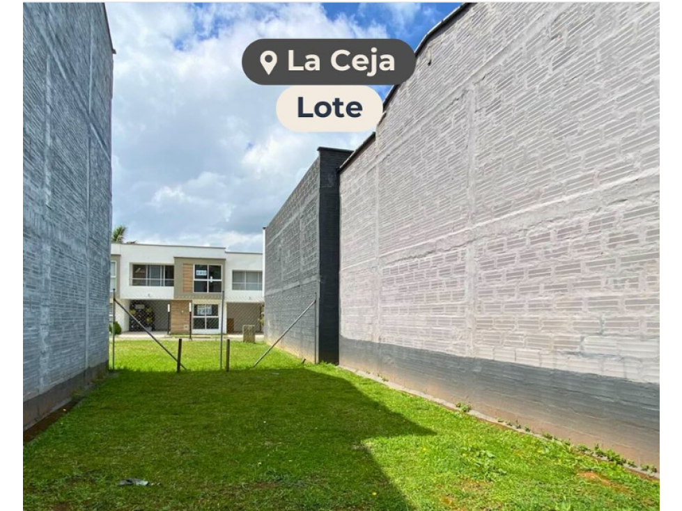 Lote en venta La Ceja Unidad cerrada