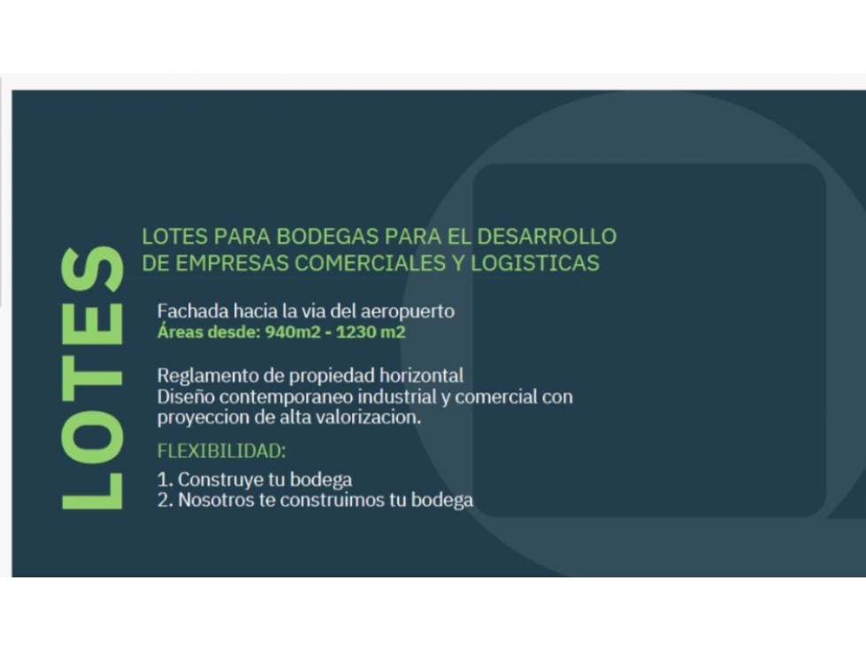 Lotes para Bodega en Venta, sector Hipodromo, Municipio Guarne — foto 6