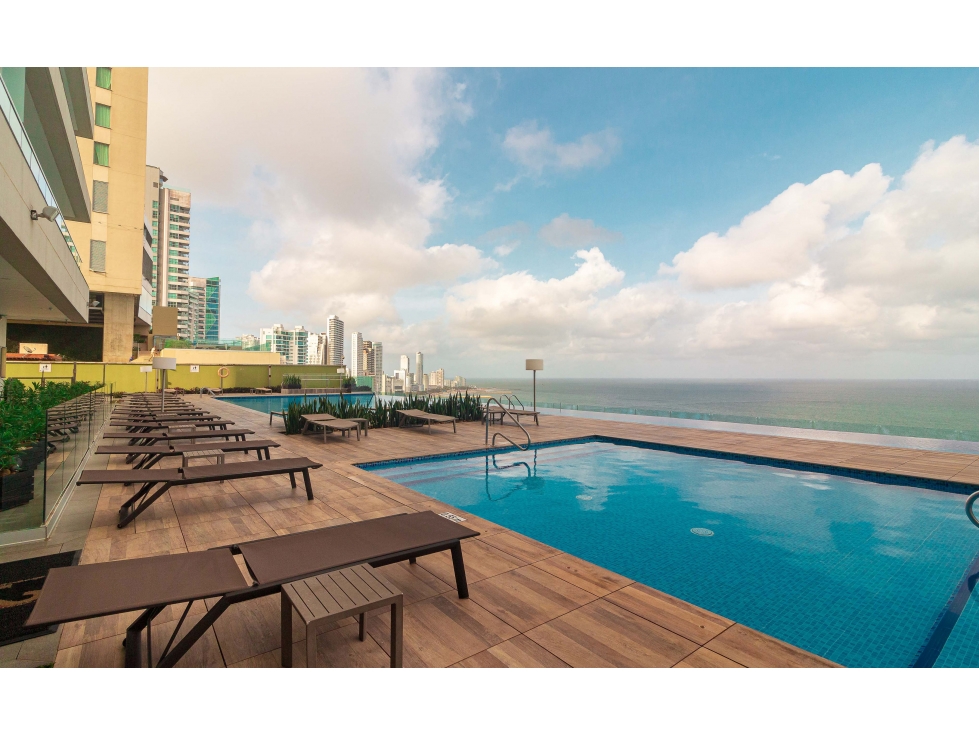 Venta de apartamento remodelado en edificio H2 Bocagrande. — foto 5