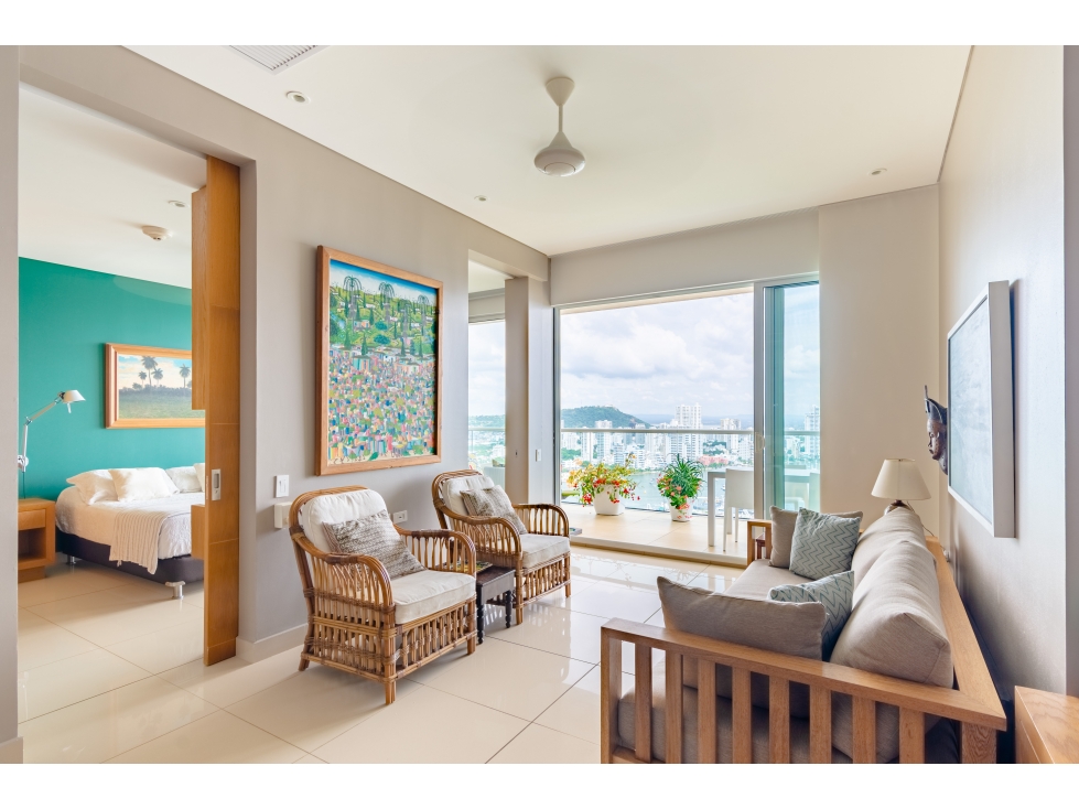 Venta apartamento turistico 1 alcoba . Edificio H2 Bocagrande