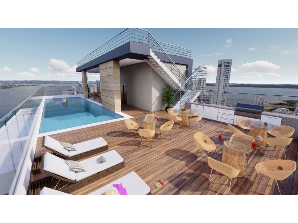 Zoku bay proyecto turístico de 1 y 2 alcobas duplex Bocagrande