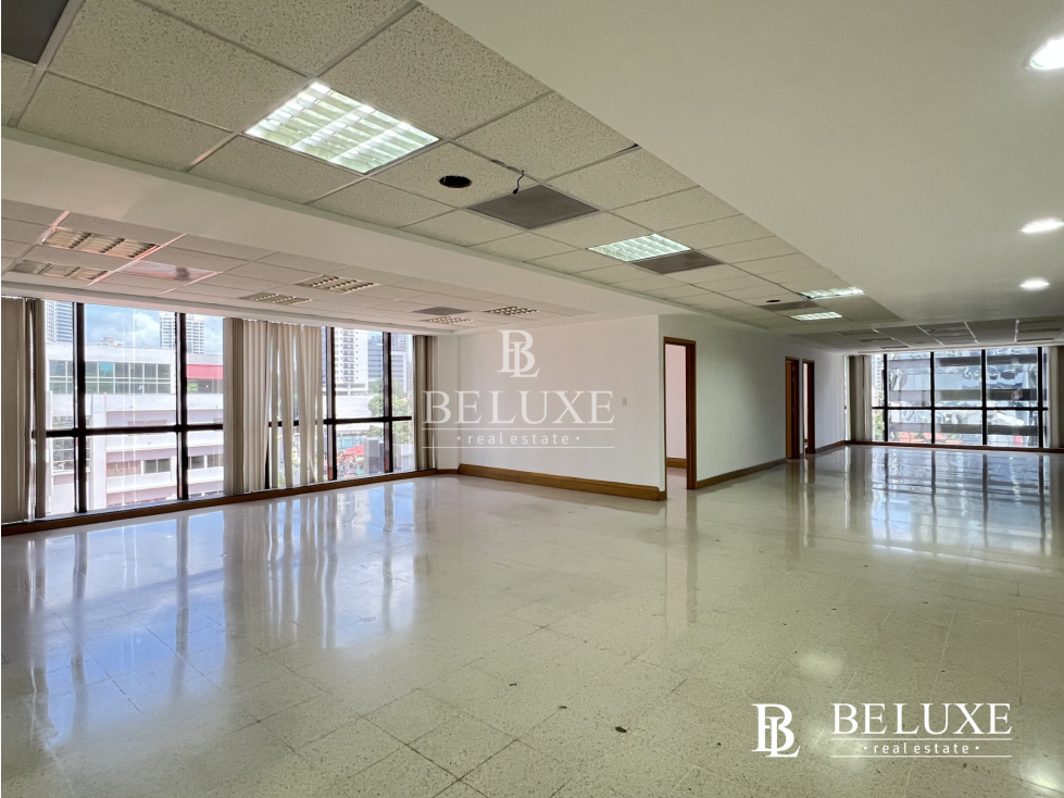 ALQUILER DE OFICINA LISTA PARA OCUPAR EN AREA BANCARIA, CALLE 50 (8)