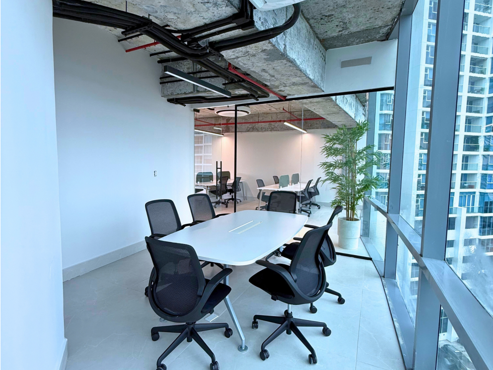 ALQUILER DE OFICINA EN COSTA DEL ESTE, PH FINANCIAL PARK (8P)