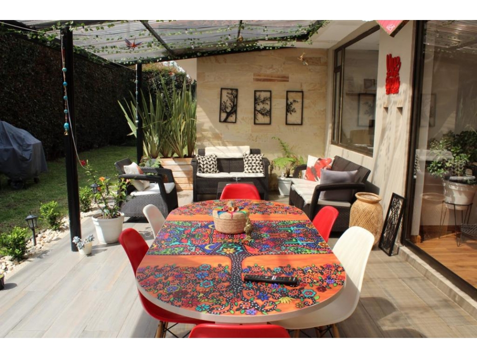 Vendo casa campestre de un piso en Cajica en Conjunto Cerrado