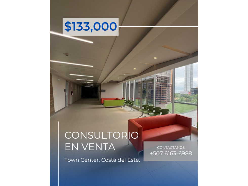 CONSULTORIO MEDICO EN VENTA - TOWN CENTER