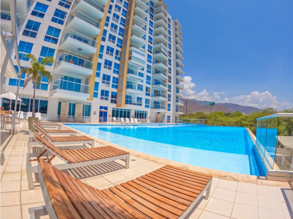 VENTA APARTAMENTO CERCA AL MAR TURISTICO SANTA MARTA - OCEAN CLUB