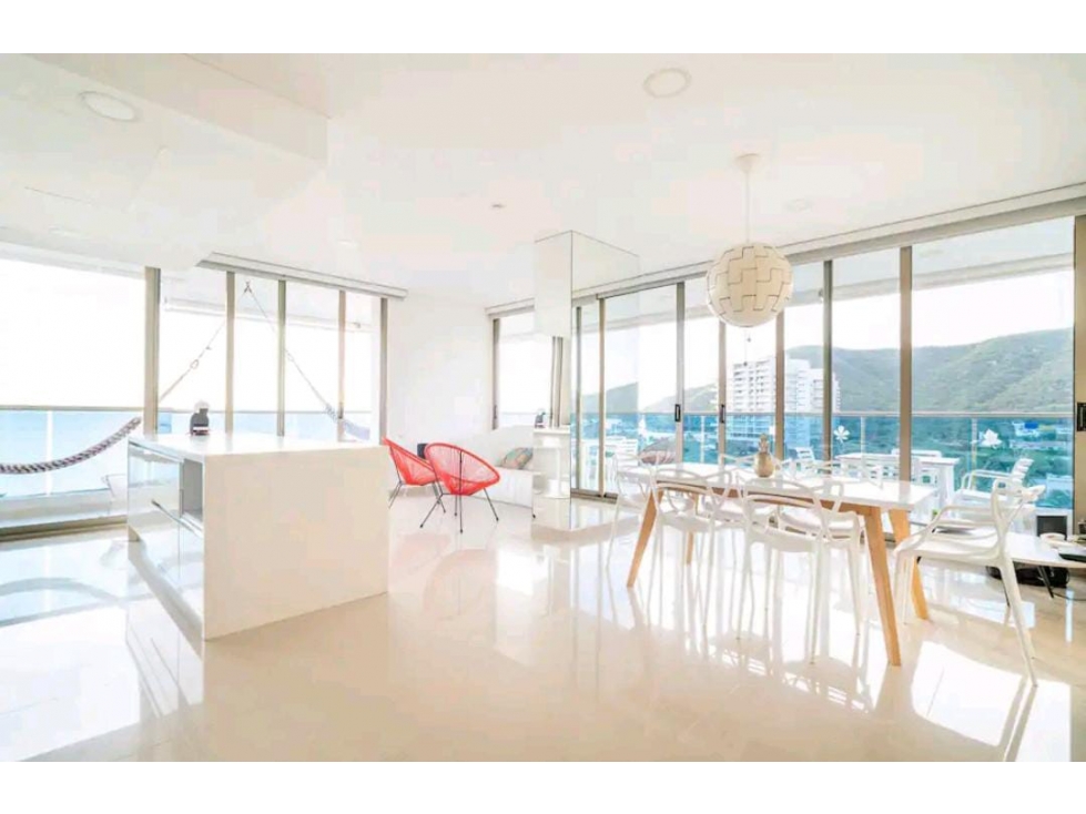 VENTA APARTAMENTO TURISTICO VISTA AL MAR SANTA MARTA - SAMARIA