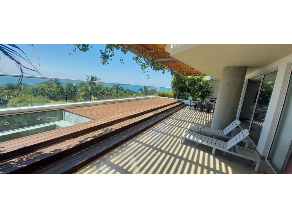 VENTA HERMOSO APARTAMENTO VISTA AL MAR SANTA MARTA - MAKAIRA