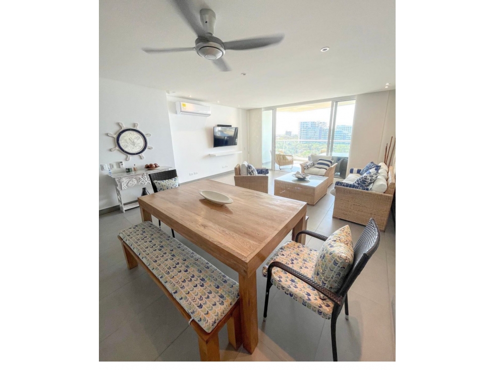 VENTA APARTAMENTO RESIDENCIAL VISTA AL MAR SANTA MARTA - MAKAIRA — foto 3