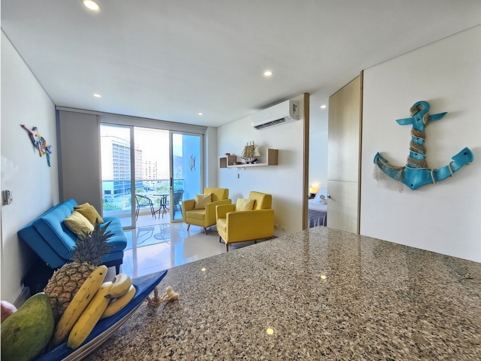 VENTA APARTAMENTO TURISTICO VISTA AL MAR SANTA MARTA - RESERVA DEL MAR