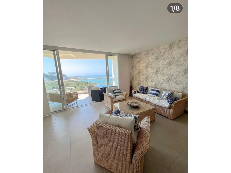VENTA APARTAMENTO RESIDENCIAL VISTA AL MAR SANTA MARTA - MAKAIRA — foto 2