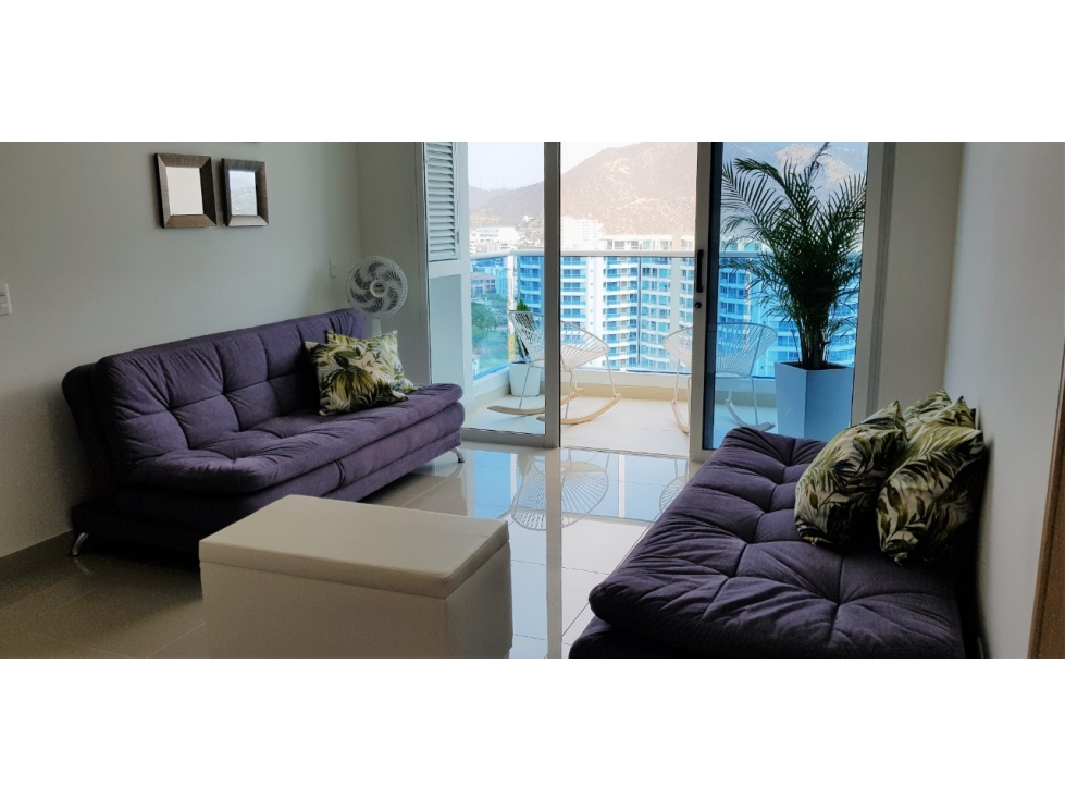 VENTA APARTAMENTO TURISTICO CERCA AL MAR SANTA MARTA RESERVA DEL MAR