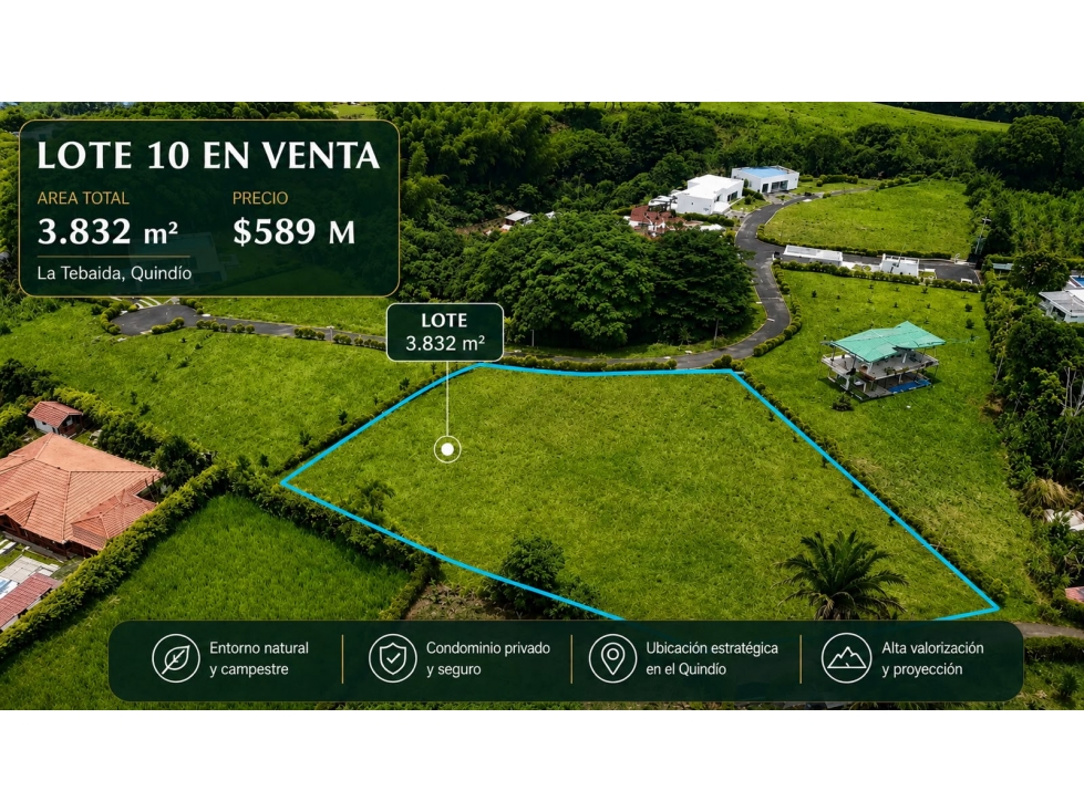 VENTA DE LOTE EN ECO HOTEL CABO VERDE VILLA 10