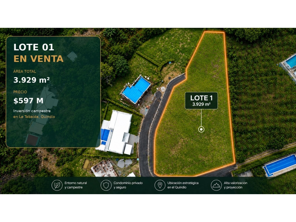 VENTA DE LOTE EN ECO HOTEL CABO VERDE VILLA 1