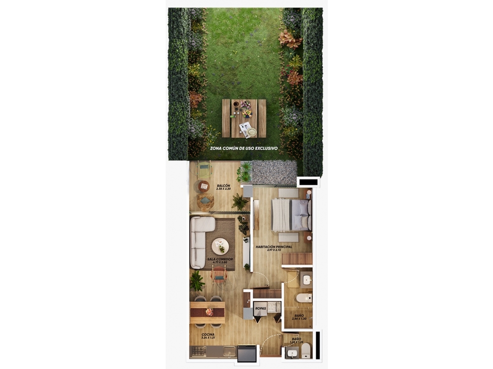 APARTAMENTO EN VENTA, VIA AL AEREOPUERTO - CESION DE DERECHO — foto 6