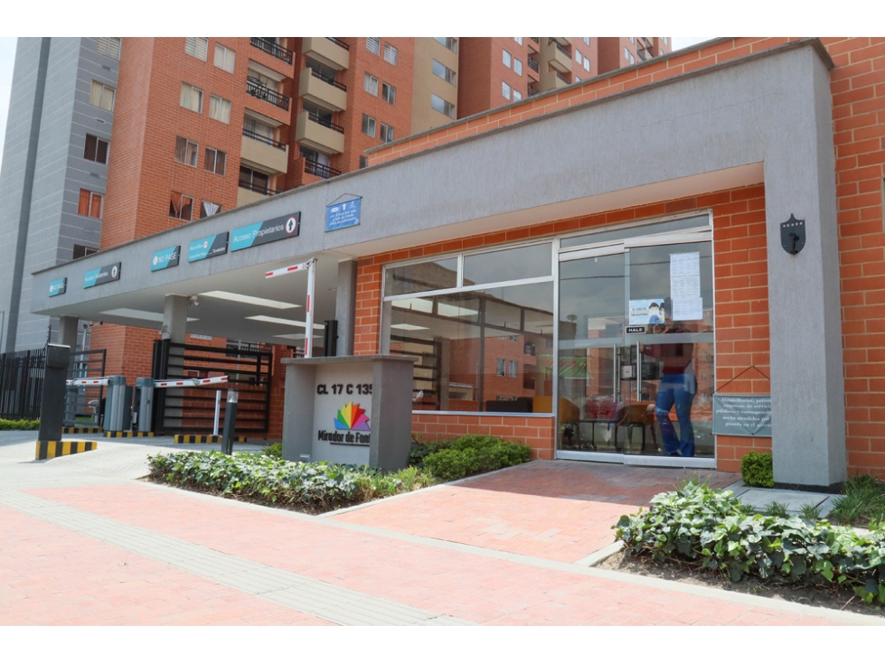 ARRIENDO APTO MIRADOR DE FONTIBON PUENTE GRANDE