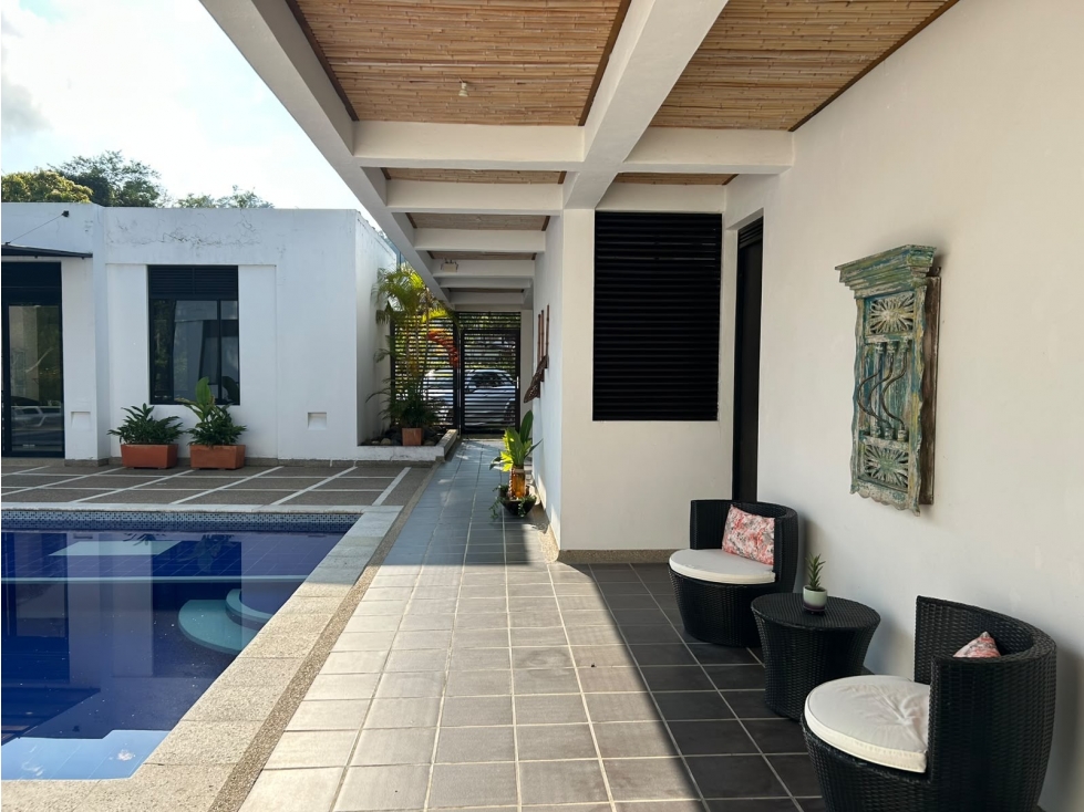 VILLETA VENTA CASA CAMPESTRE 300M2 LOTE 2.900 M2 terraza - 5