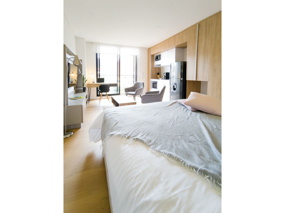 SANTA BARBARA ARRIENDO APARTAMENTO AMOBLADO 41m2 BALCÓN — foto 3