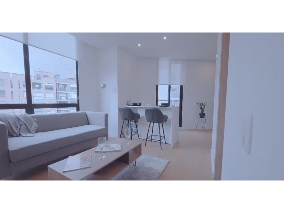 SANTA BARBARA ARRIENDO APARTAMENTO AMOBLADO 48m2 BALCÓN — foto 2