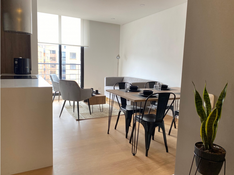 SANTA BARBARA ARRIENDO APARTAMENTO AMOBLADO 78m2 BALCÓN — foto 2