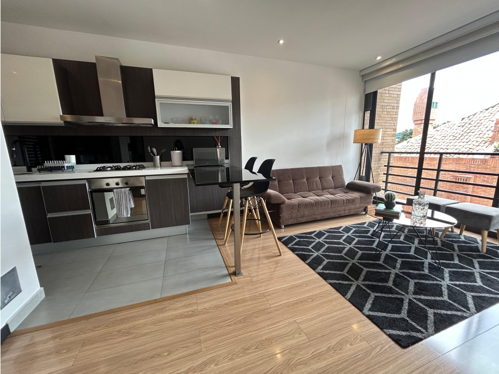SANTA PAULA VENTA APARTAMENTO AMOBLADO O SIN AMOBLAR 54M2 BALCON