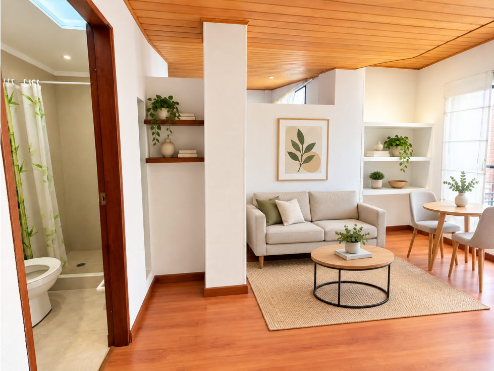 ARRIENDO SANTA PAULA APARTAMENTO 35 M2 + TERRAZA - 3